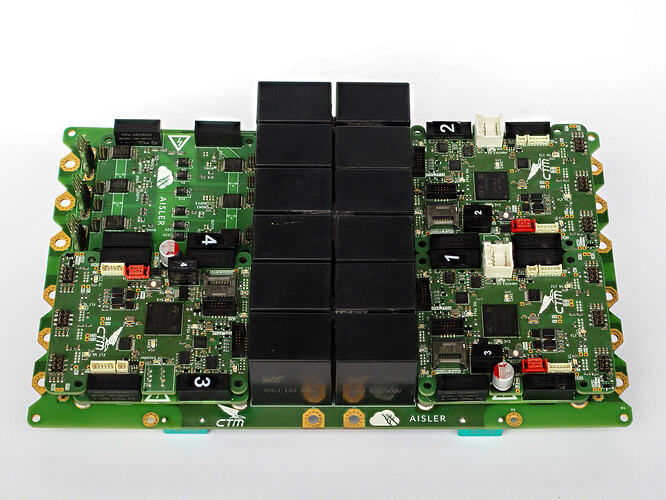 Four independent drives, one shared power PCB