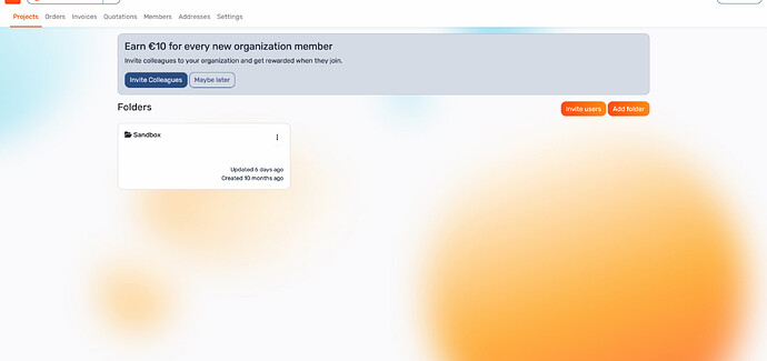 Screenshot of the AISLER Project Overview