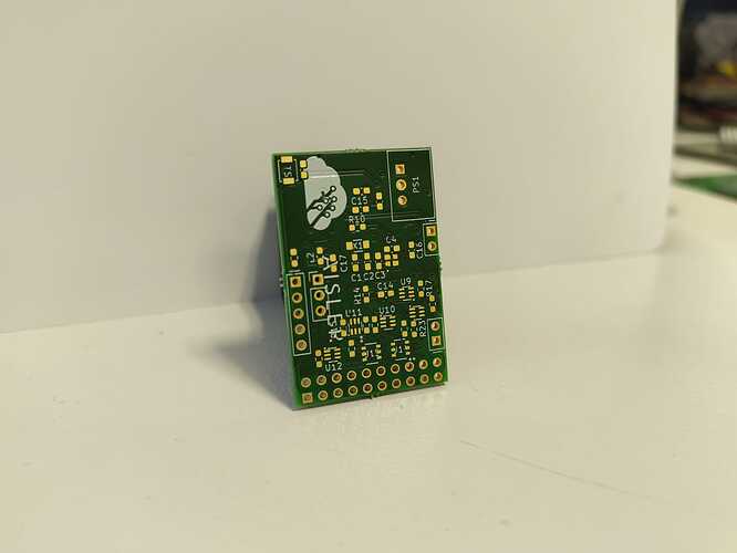 Figure 3: STM32G474 microcontroller board manufactured by AISLER.