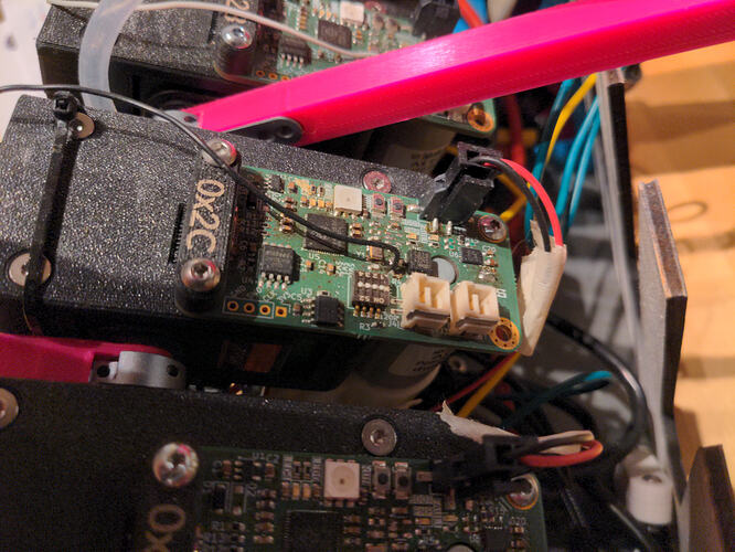 A hacked pump controller with a wire going directly to the SSR