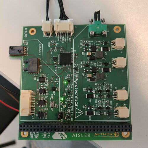 The custom Inflation System PCB manufactured by AISLER