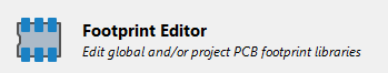 Screenshot of the Footprint Editor in KiCad